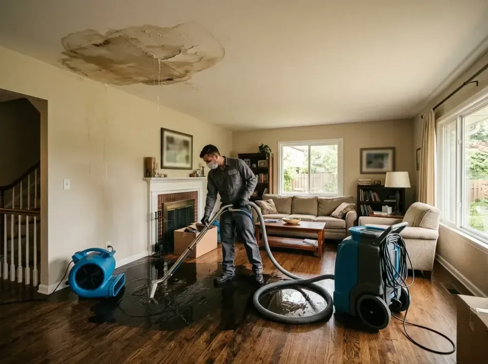 attic-pipe-burst-ceiling-drip-008 — frequently asked questions, Water Damage Restoration & Carpet Care in East Grand Rapids,…